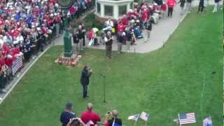 Jim Cornelison Sings National Anthem at Ryder Cup [upl. by Eigger882]