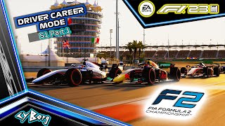 IT ALL STARTS IN F2  F1 23 DRIVER CAREER MODE  PART 1 [upl. by Anneres287]