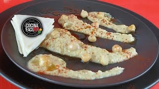 HUMMUS ARABE HECHO EN CASA l RECETA l COCINA FACIL 101 [upl. by Spense446]