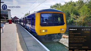 Northern Class 323 Manchester Piccadilly to StokeOnTrent [upl. by Dennard]