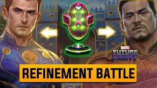 Eternals PVP War  Gilgamesh VS Ikaris CTP Refinement Battle Begin  Marvel Future Fight [upl. by Orelia]