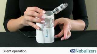 Just Nebulizers Lumiscope Portable Ultrasonic Nebulizer [upl. by Shuping]