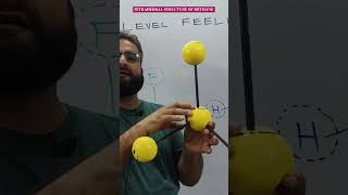 Tetrahedral structure of methane sp³ hybridisation bonding chemistry organic neet jee jam [upl. by Dremann699]