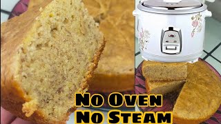 Rice Cooker Banana Cake  Easy Banana Cake [upl. by Onaicnop]