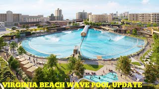 Drone footage shows Virginia Beach wave pool progress [upl. by Izogn673]