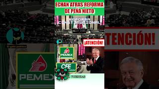 Reforma energética de PEÑA NIETO es echada para ATRAS PEMEX Y CFE empresa ESTALES [upl. by Saul]