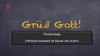 Gjuha Gjermane  Mesimi 532  Pershendetjet ne Gjuhen Gjermane  Begrüßungen auf Deutsch [upl. by Aihtnic]