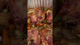 OVEN BAKED CHICKEN WITH MIXED VEGETABLES DINNERovenbaked ovenbakedchicken bakedchicken dinner [upl. by Valentin]