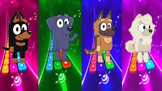 Bluey Bingo X Bluey Bingo Coffin Dance  Tiles Hop EDM Rush [upl. by Aciretal719]