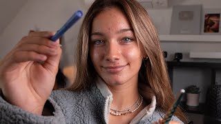 ASMR  TRACING YOUR FACE [upl. by Lynelle]