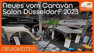 Caravan Salon Düsseldorf 2023 Neue Zeltanhänger amp ZubehörHighlights [upl. by Russia]