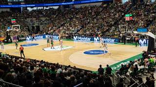 Brutal mate de Yankuba Sima con asistencia de Dylan Osetkowski Club Baloncesto Unicaja de Málaga [upl. by Aliakam710]