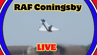 Live from RAF Coningsby Home to RAF Eurofighter Typhoon FGR4  QRA amp BBMF [upl. by Inafit]