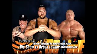 Story of Big Show vs Brock Lesnar  Royal Rumble 2003 [upl. by Glogau]