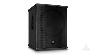 EUROLIVE B1800HP HighPerformance Active 2200Watt PA Subwoofer [upl. by Glynnis]