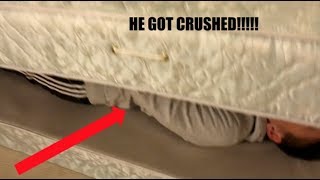 DERRICK GOT CRUSHED BY A MATTRESS [upl. by Peck]