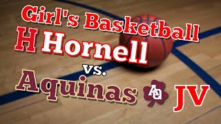 Hornell Lady Raiders JV vs Aquinas Lil Irish JV Girls JV Basketball [upl. by Carpio]