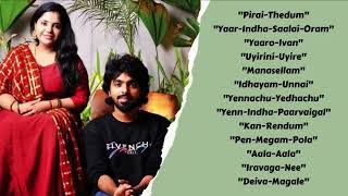 GV PRAKASH SAINDHAVI HIT SONGS TAMIL LATEST [upl. by Erret]