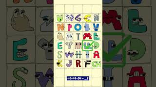 FIND IT FASTEST 🚀👀 SPANISH ALPHABET LORE SONG 45 shorts [upl. by Enitnatsnoc]