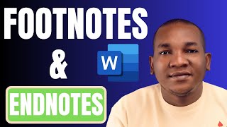 How to Insert Footnotes and Endnotes Reference in Microsoft Word in 2024  MS Word Document Tutorial [upl. by Shrier]