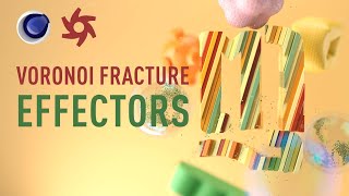 Cinema 4D Tutorials  Voronoi Fracture  Effectors  3D Type with Letter Nyo quotអក្សរ ញquot [upl. by Nirrac]