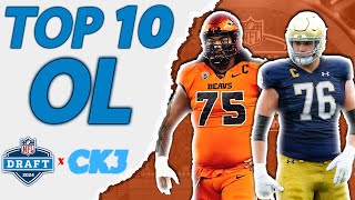 The Top 10 Offensive Linemen In The 2024 NFL Draft [upl. by Oiruam]