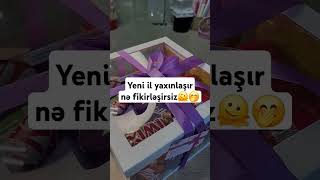 Yeni il yaxınlaşır nə fikirləşirsiz 🫠🤭 yeniil2025 kesfet fyp kesfet giftideas giftboxsurprise [upl. by Heaps]