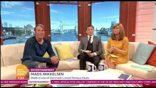 Mads Mikkelsen  Interview with Good Morning Britain Hosts at the ITV Station [upl. by Eegnat430]