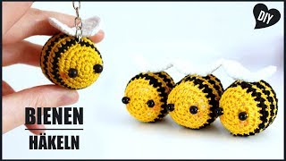 Biene häkeln  Tiere Häkelanleitung  Amigurumi DIY by Pfirsichteufel [upl. by Quigley]