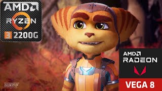 Ratchet amp Clank Rift Apart Ryzen 3 2200G Vega 8 Low End PC [upl. by Yeliak]