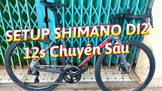 SETUP SHIMANO DI2 12s CHUYÊN SÂU  RÁP MỚI TREKEMONDA GROUP DI2R9270 [upl. by Nahsez]