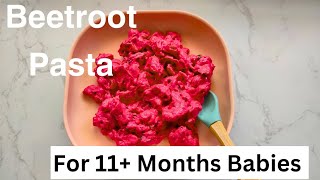 Beetroot Pasta For Babies and Toddlers  Beetroot Pasta  white pot [upl. by Penthea]