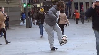 Cristiano Ronaldo Fools Everyone Performing Soccer Tricks in Disguise [upl. by Nivert]