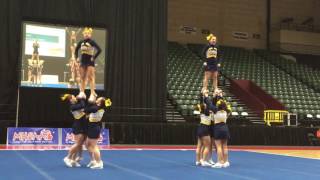 Breckenridge wins thirdstraight Division 4 state competitive cheer title [upl. by Deva878]