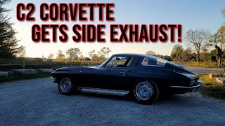 C2 Corvette Side Exhaust Installation [upl. by Olrak249]