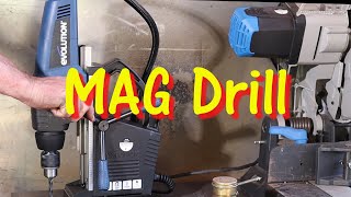 Mag Drill review  Evolution tools EVOMAG42 magnetic drill [upl. by Jaquenetta]