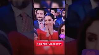 Virat Kohli Grand entry Virat Kohli Anushka Sharma latest video Dipika Padukone Rekha shahrukh khan [upl. by Nnaeerb]