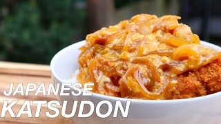 katsudon recipe  カツ丼 作り方 [upl. by Enomed]