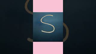 Rose drawing with letter S shorts art ytshorts shortvideo creativeartflick [upl. by Aranaj]