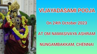 BHAGWAN SRILASRI PANDRIMALAI SWAMIGAL – VIJAYADASAMI POOJA 2023 [upl. by Anaej]