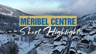 Méribel Centre Aerial Views  Short Highlights 4K [upl. by Yleen]