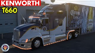 DOBLE trailer cerveza CORONA grupo modelo Kenworth T660  mod review descarga gratis  ATS 149 [upl. by Ellehsat]