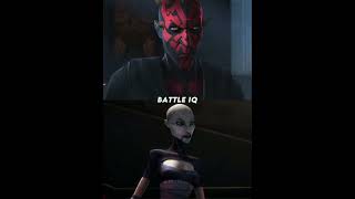 Darth Maul vs Asajj Ventress Star Wars [upl. by Orlene]