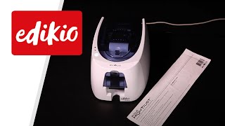 Edikio Access  Regular cleaning of the card printer [upl. by Aisatsana]