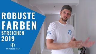 Robuste Farben  Treppenhaus streichen  Tipps vom Wandprofi 2019 [upl. by Gombosi]