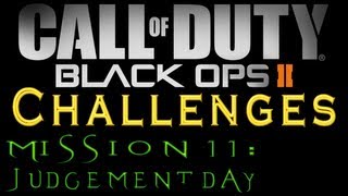 Black Ops 2 Mission 11  Judgement Day All Challenges Walkthrough HD 1080p [upl. by Elleyoj]