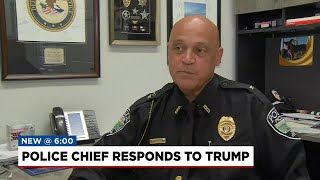 Pickens police chief gets shoutout from former president [upl. by Ilrahs]