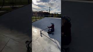 The Failing Is To Much scooter skatepark fail🤣 tricksfall music haveagoodday edit scoot [upl. by Hobart14]