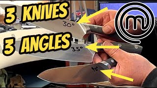 3 Knives Sharpened At 3 Different Angles But Which Is Sharper [upl. by Villada]