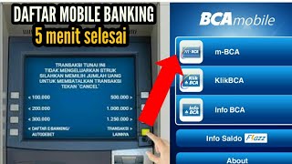 Cara daftar mobile banking BCA MUDAH 5 menit selesai mBanking mBCA [upl. by Yenar616]